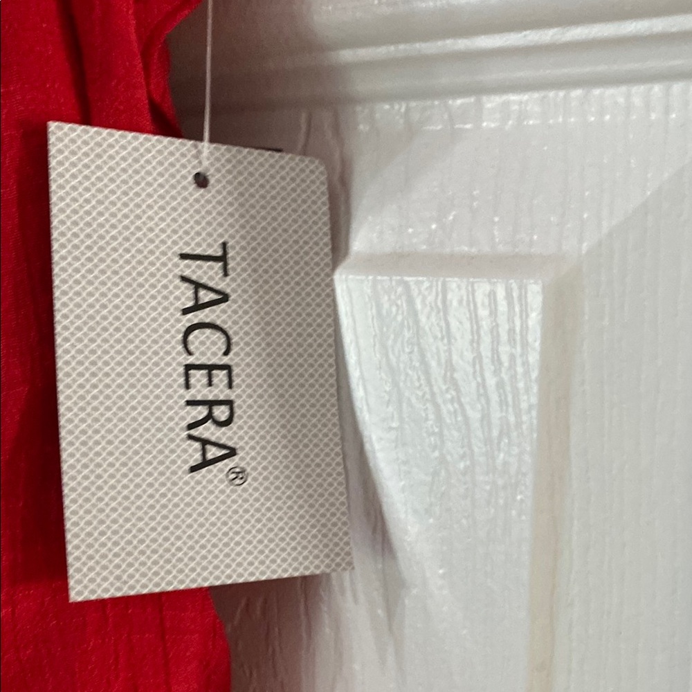 Elegant Red Women's  Jumpsuit - Picture 3 of 4